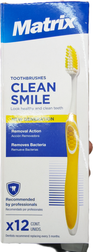 CAJA CEPILLOS DE DIENTES MATRIX 12U