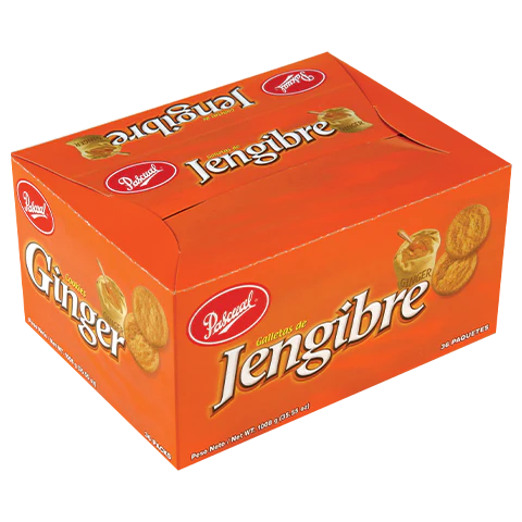 Galleta de Pascual 36und(gengibre)