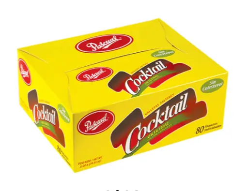 CAJA GALLETA PASCUAL COCKTAIL 80UND