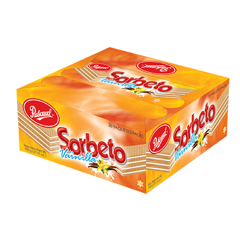 Galleta de Pascual Sorbeto 36und(vainilla)