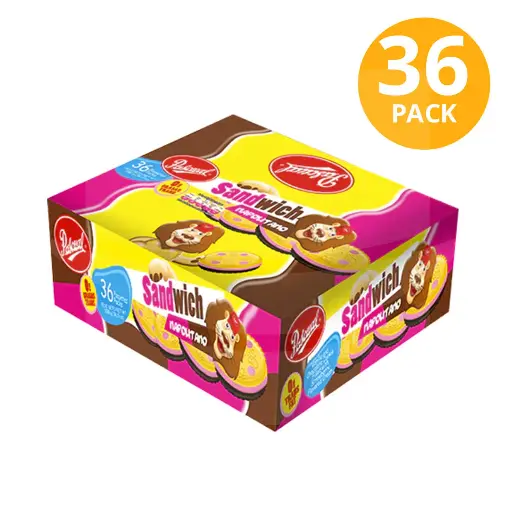 CAJA GALLETA SANDWICH NAPOLITANO PASCUAL (36UND)
