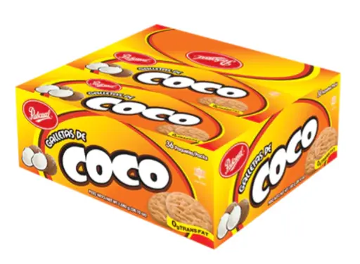 Galleta de Pascual 36und(coco)