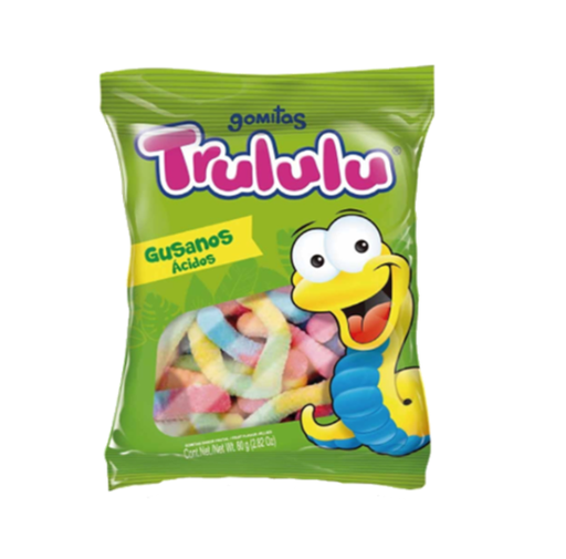 TRULULU GUSANOS ACIDOS 100U 