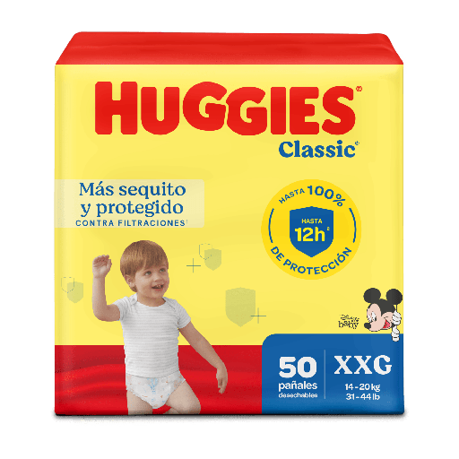 HUGGIES CLASSIC XXG/5 JUMBO X 50 / 50 UNID. / 6