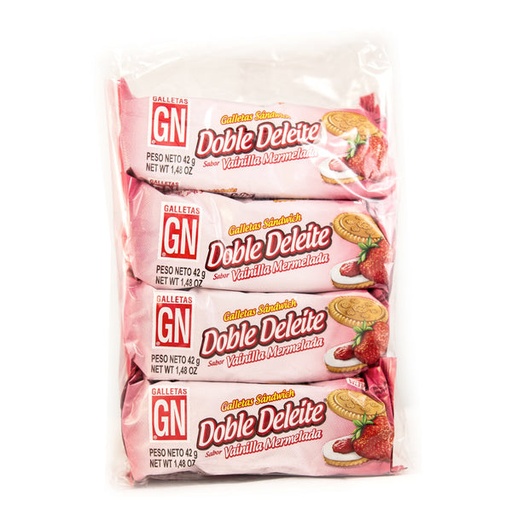 DOBLE DELEITE VAINILLA MERMELADA 5X8X42 G