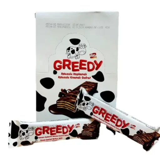 GREEDY COCOA WAFER 6X24X30 G