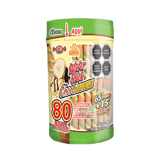 WAFER STICK CHOCOBANANA (80)UND
