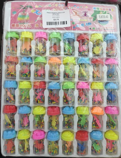 FRASCO BOLITA CRECE CON AGUA 40U