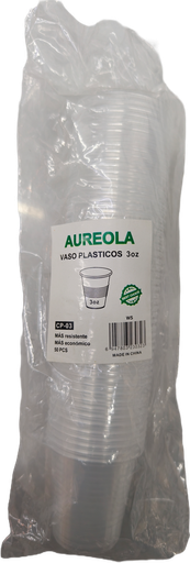VASO PLASTICO 3OZ 50U