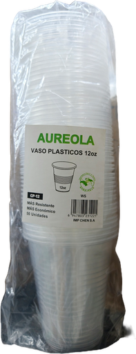 VASO PLASTICO 12OZ 50U