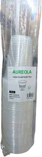 VASO PLASTICO 16OZ 50U