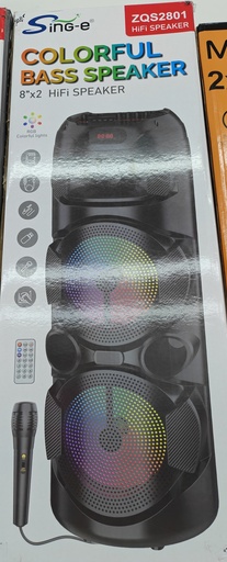 BOCINA 8´X2 ZQS-2801