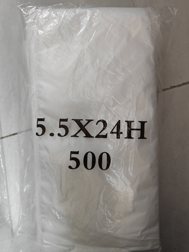 BOLSA FLAUTA 5.5X24 500U