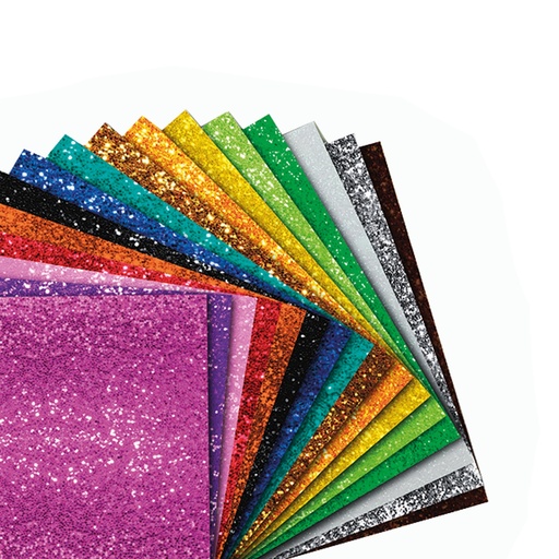 PAQUETE FOAMY ESCARCHADO 10U FUCHSIA