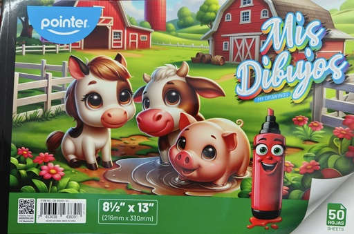 CUADERNO DE DIBUJO 50HOJA