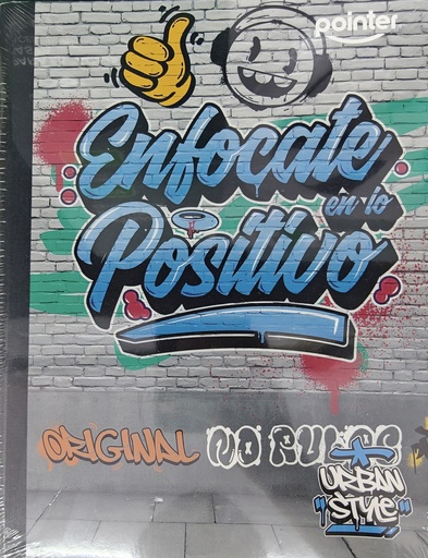 CUADERNO COSIDO 200 PAGINA URBAN STYLE