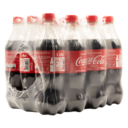 COCACOLA 600ML PLASTICO NACIONAL 12U