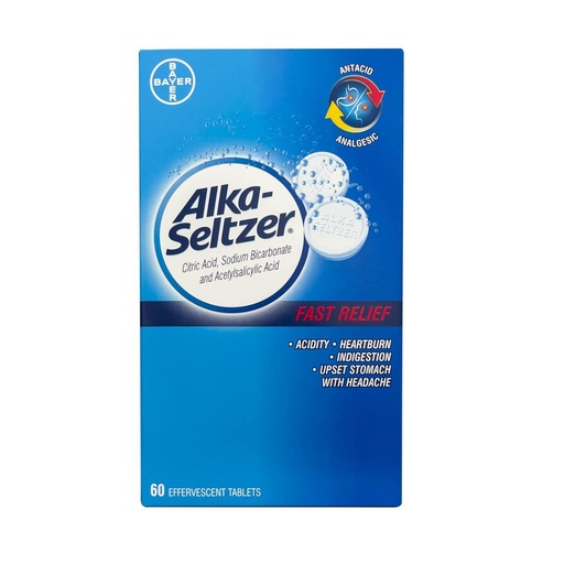 ALKA-SELTZER AZUL 60U