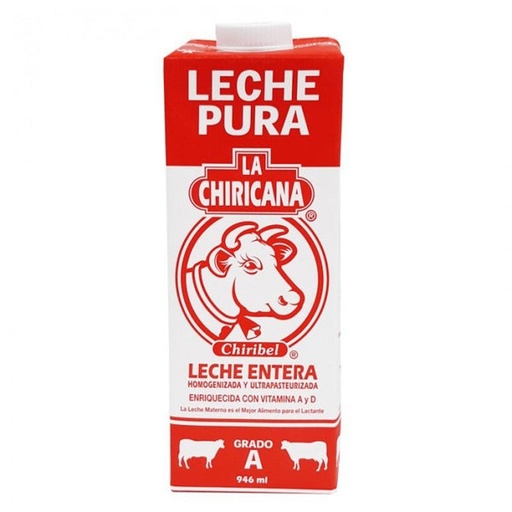 CAJA LECHE CHIRICANA 1LT 12U