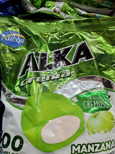 BOLSA ALKA MANZANA 100U