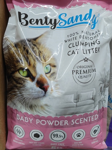 ARENA PARA GATOS ROSADOS 5L