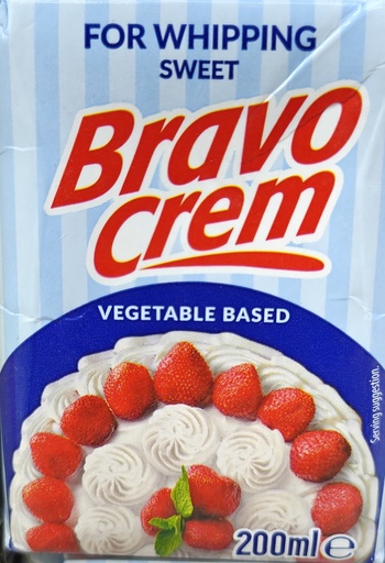 BRAVO CREAM SWEET 200ML
