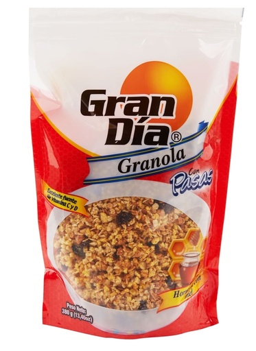 GRANOLA GD PASAS 380G