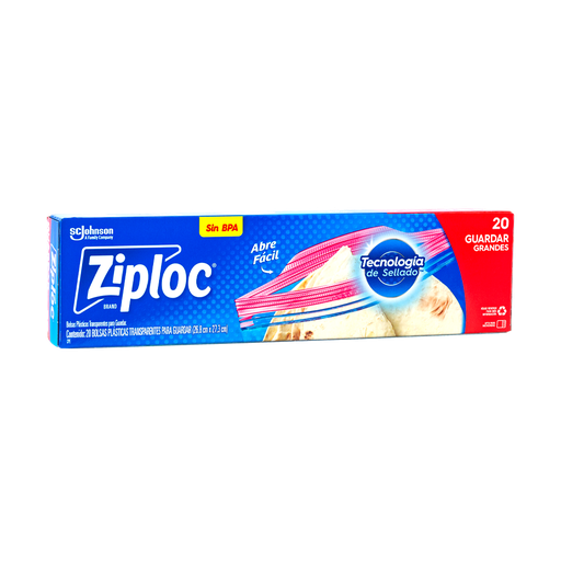 ZIPLOC GUARDAR GRANDE 20U