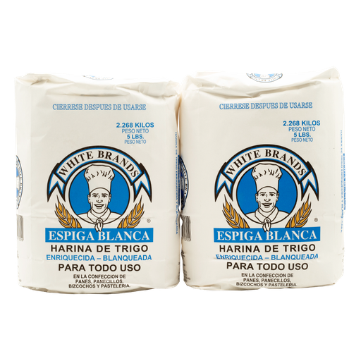 BULTO HARINA ESPIGA BLANCA 5LB 6U