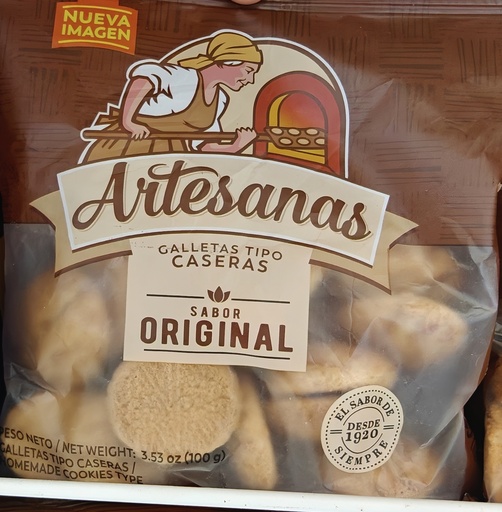 GALLETAS ARTESANA ORIGINAL 100G