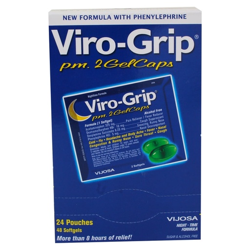 VIRO-GRIP GEL NOCHE 24SOBRES