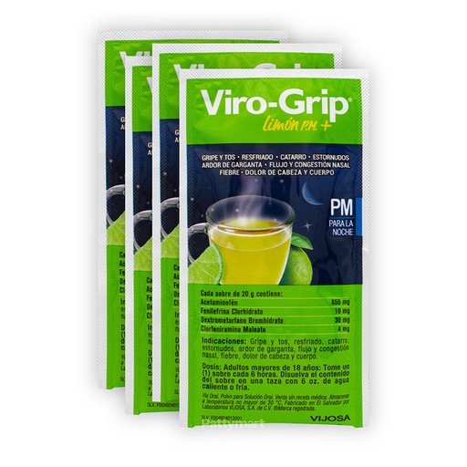 VIRO-GRIP LEMON P.M.+