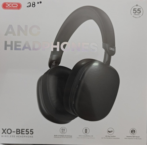 AUDIFONO BLUETOOTH XO BE 55 NEGRO