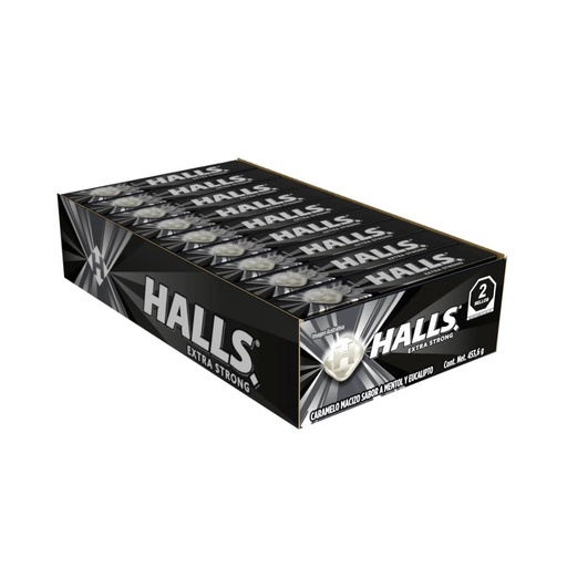 HALLS BARRA NEGRA 12U