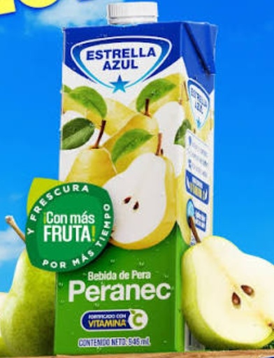 BEBIDA DE PERA ESTRELLA AZUL