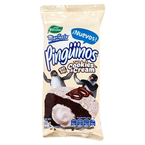PINGUINO COOKIE & CREAM 80G