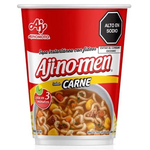 SOPA VASO AJINOMEN CARNE