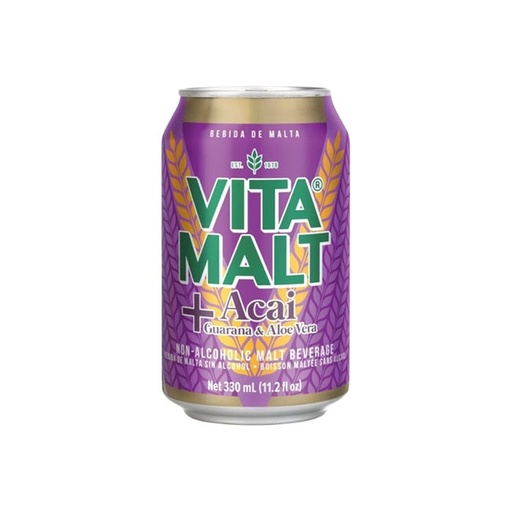 VITA MALTA ACAI LATA 330ML
