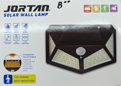 LAMPARA JORDAN JT-100 DB CON PANEL SOLAR