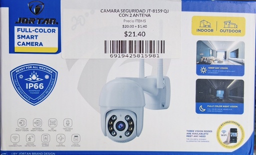 CAMARA SEGURIDAD JT-8159 QJ CON 2 ANTENA