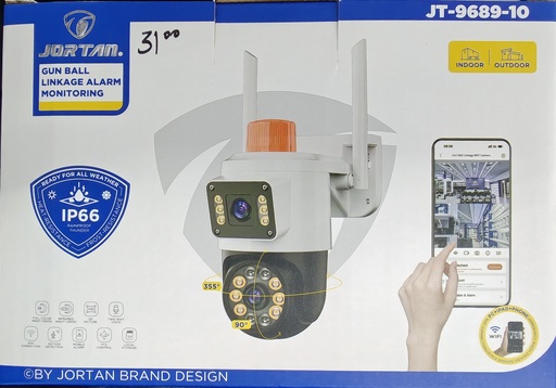 CAMARA SEGURIDAD JT-9689 CON DOS CAMARA DE 2 MGAPC