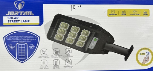 [下次涨价 6.50] LAMPARA JORDAN JT-XFY COB-300W CON PANEL SOLAR