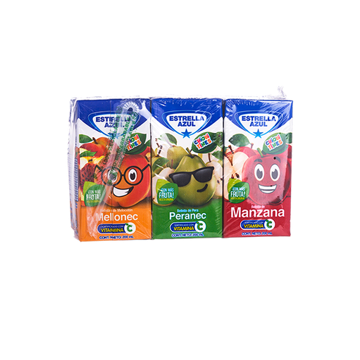 6PACK JUGO SURTIDO ESTRELLA AZUL 