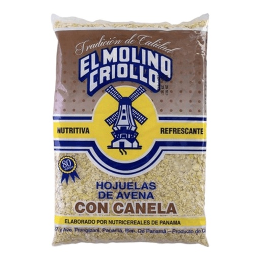 MOLINO HOJUELA DE AVENA CON CANELA 150G