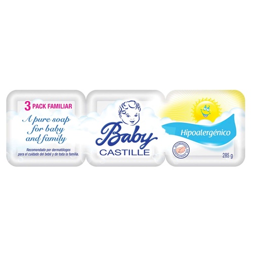 JABON 3PACK BABY CASTILLA ORIGINAL 3U