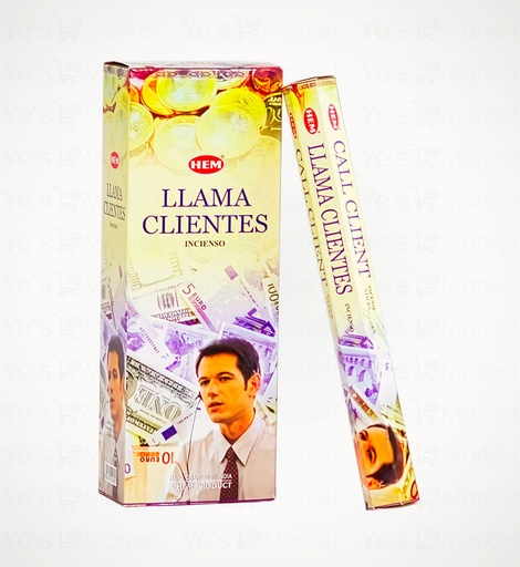 INCIENSO HEM LLAMA CLIENTES 6U