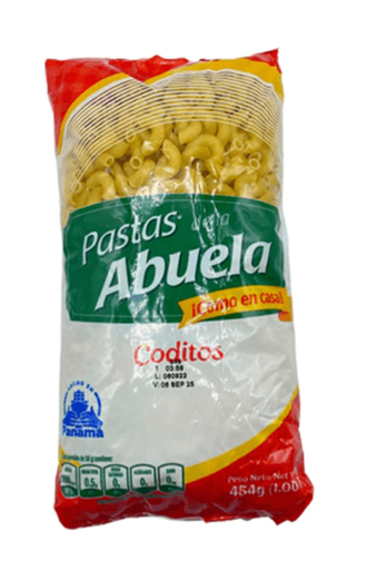 PASTA DE LA ABUELA CODITOS 1LB