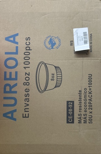 CAJA ENVASE 8OZ 20PX50U