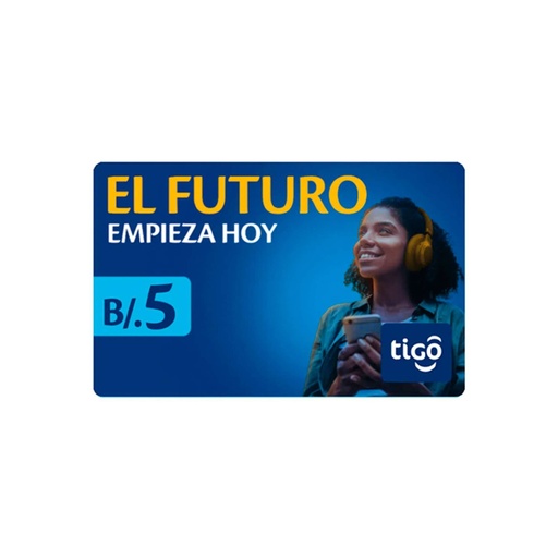 TARJETA TIGO $5.00