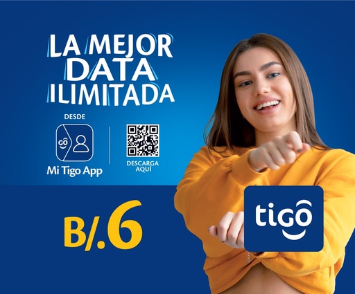 TARJETA TIGO $6.00